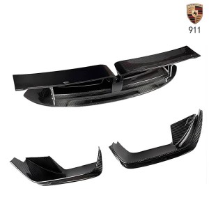 Porsche 911 2019-2023 (992) Full Dry Carbon Fiber TechArt Style Wing - Elevate Your Drive [ Free Shipping ]