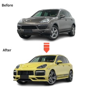 Porsche Cayenne 2011-2014 (958.1) Upgrade to 2021 Sport Design Front Body Kit | ToSaver.com [ Free Shipping ]