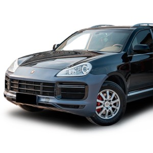 Porsche Cayenne 2008-2010 (957) to 2022 Cayenne Turbo Front Bumper Upgrade Body Kit - Free Shipping | ToSaver.com