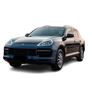 Porsche Cayenne 2008-2010 (957) to 2022 Cayenne Turbo Front Bumper Upgrade Body Kit - Free Shipping | ToSaver.com