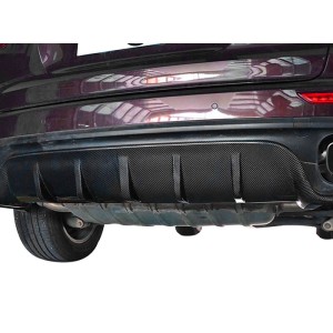 Porsche Cayenne 2015-2017 (958.2) Carbon Fiber Front and Rear Bumper Guards Set - ToSaver.com - Free Shipping