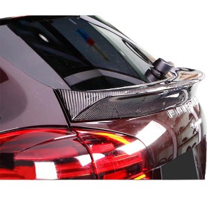 Porsche Cayenne 2015-2017 (958.2) Carbon Fiber Mid and Top Spoiler Set - ToSaver.com [Free Shipping]