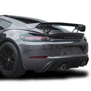 Porsche 718 Boxster/Cayman 2017-2024 (982) GT4 Style Carbon Fiber Rear Wing - Free Shipping