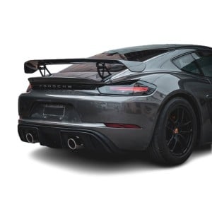 Porsche 718 Boxster/Cayman 2017-2024 (982) GT4 Style Carbon Fiber Rear Wing - Free Shipping