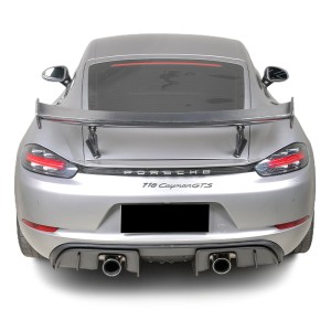 Porsche 718 Cayman/Boxster 2012-2016 (981) Carbon Fiber GT4-Style GT Wing - Upgrade and Personalize