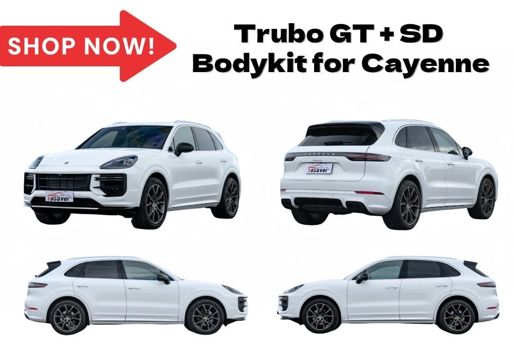 Utilize Tosaver's Body Kits to Unlock the Potential of Your Porsche Cayenne: Porsche Cayenne With Body Kit for Sale