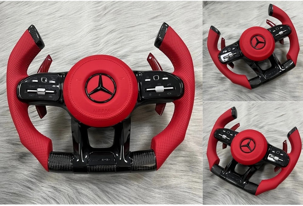 Tosaver Mercedes Benz Steering Wheel: F1 Racing Wheels Fit for Mercedes Benz