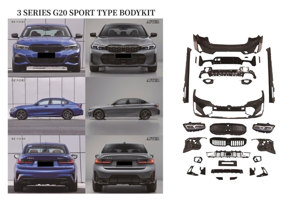 Enhance Your BMW 3 Series G20 with the 2023 Sport Edition Body Kit