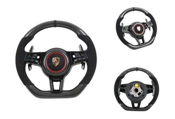 Elevate Your Driving Experience with Tosaver's Custom Carbon Fiber and Alcantara Steering Wheel