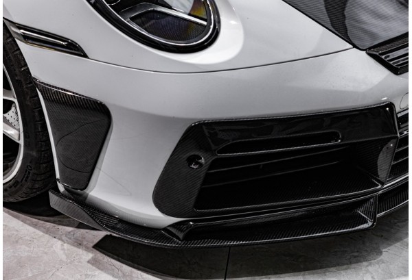 Enhance Your Porsche 911 with Tosaver's Carbon Fiber Front Bumper Canards